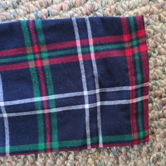 JAMMIES FOR FAMILIES BOYS 2 PIECE BLUE PLAID PAJAMA SET SIZE 12 - Picture 7 of 11